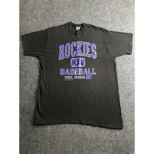 Vintage 1992 Bend Rockies Baseball Oregon Made in USA T-Shirt, Size 2XL